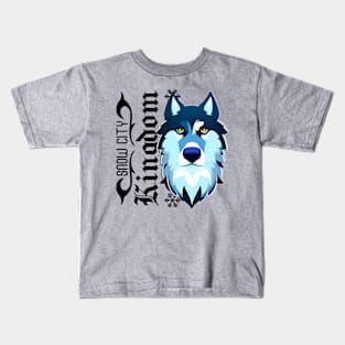 snow city kingdom Wolf 2 Kids T-Shirt